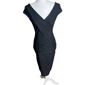 NWT Muxxn Boutique Pencil Dress Midi Cocktail Bodycon Bombshell Elegant Womens S